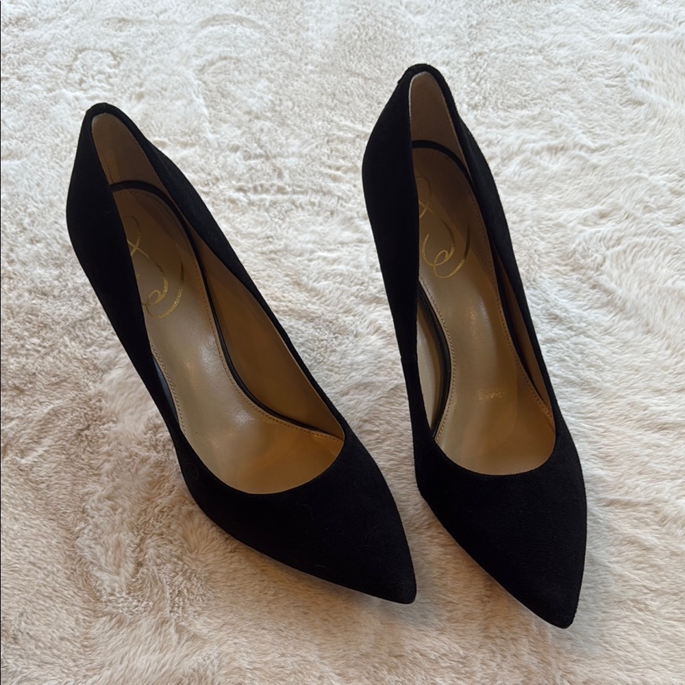 Sam Edelman Black Suede Women's Pumps